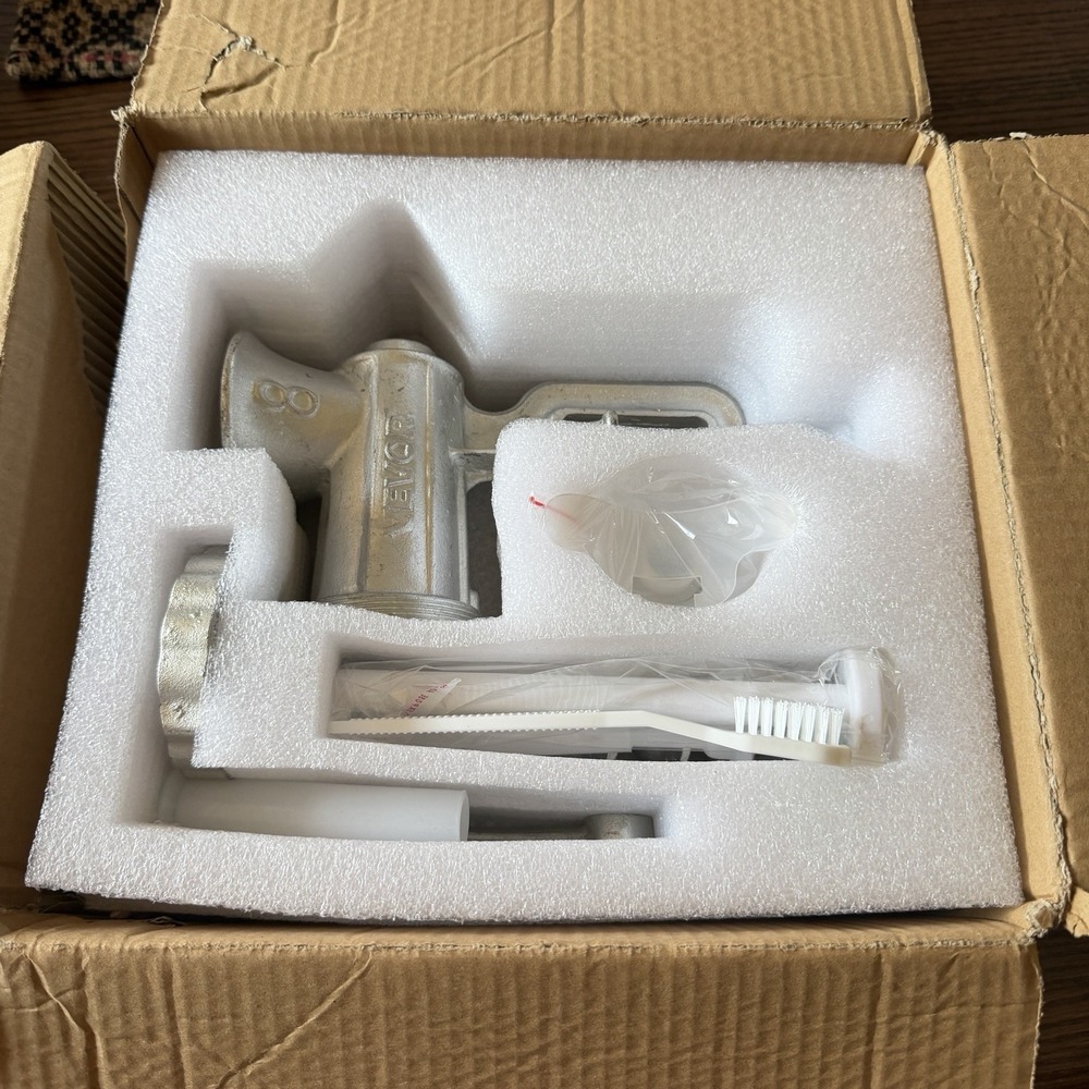 VEVOR Manual Meat Grinder Mincer Sausage Stuffer Table Clamp Cast Iron